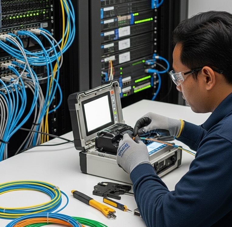Instalasi Fiber Optik